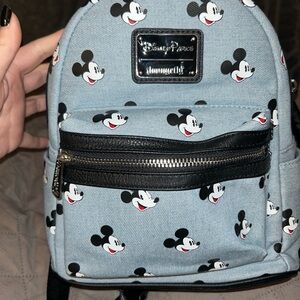 Mickey Mouse denim loungefly